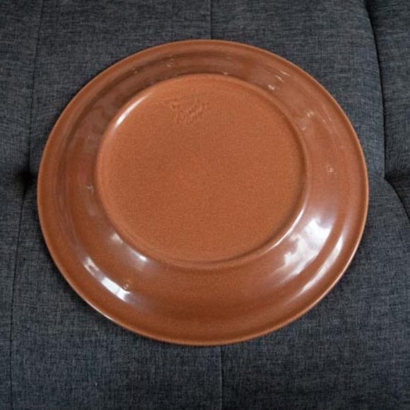 MCM Sterling China by Russel Wright Ripe Apricot Color One 10" Dinner Plate - Picture 6 of 16